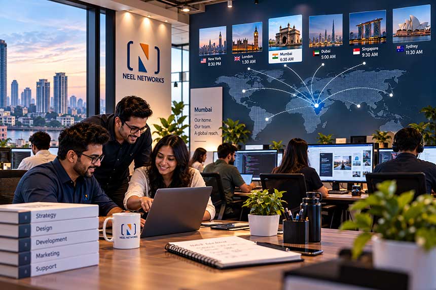 The Neel Networks office in Kandivali West, Mumbai